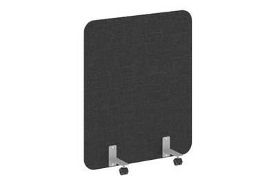 Напольный экран на металлических опорах, на роликах R-line soft AP.R-100-120
