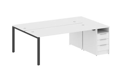Рабочая станция с опорной тумбой Metal system style БП.РС-СТП-2.5