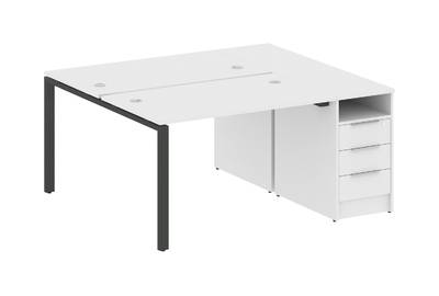 Рабочая станция с опорной тумбой Metal system style БП.РС-СТП-2.2