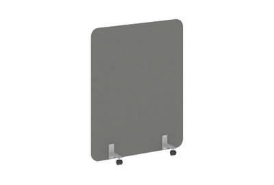 Напольный экран на металлических опорах, на роликах R-line DP.R-120-150