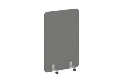 Напольный экран на металлических опорах, на роликах R-line DP.R-100-150