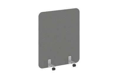 Напольный экран на металлических опорах, на роликах R-line DP.R-100-120