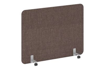 Напольный экран на металлических опорах, на роликах R-line soft AP.R-160-120