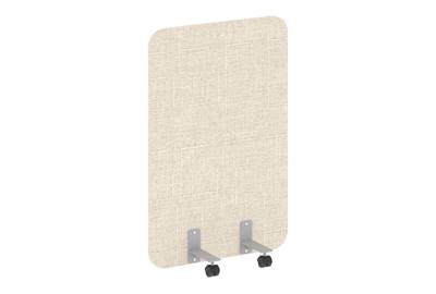 Напольный экран на металлических опорах, на роликах R-line soft AP.R-80-120