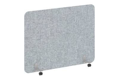 Напольный экран на металлических опорах, на роликах R-line soft AP.R-160-120