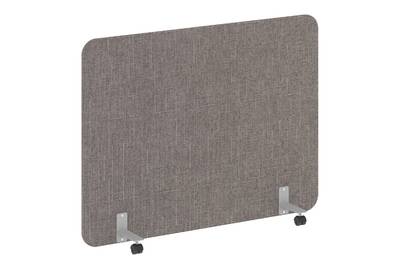 Напольный экран на металлических опорах, на роликах R-line soft AP.R-160-120