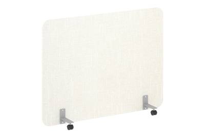 Напольный экран на металлических опорах, на роликах R-line soft AP.R-160-120