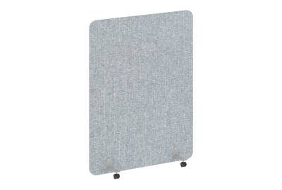 Напольный экран на металлических опорах, на роликах R-line soft AP.R-140-180