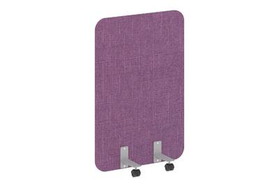 Напольный экран на металлических опорах, на роликах R-line soft AP.R-80-120