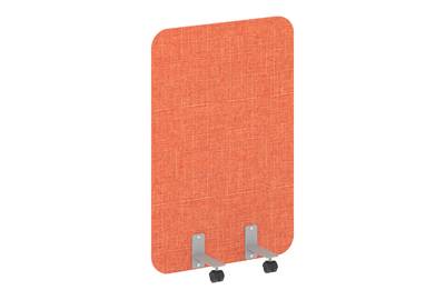 Напольный экран на металлических опорах, на роликах R-line soft AP.R-80-120