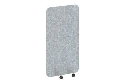 Напольный экран на металлических опорах, на роликах R-line soft AP.R-80-150