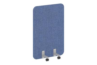 Напольный экран на металлических опорах, на роликах R-line soft AP.R-80-120