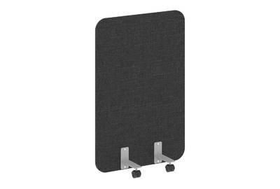 Напольный экран на металлических опорах, на роликах R-line soft AP.R-80-120