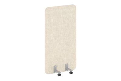 Напольный экран на металлических опорах, на роликах R-line soft AP.R-80-150