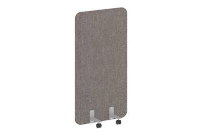 Напольный экран на металлических опорах, на роликах R-line soft AP.R-80-150