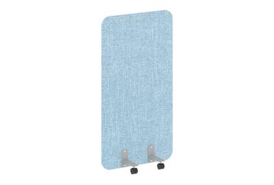 Напольный экран на металлических опорах, на роликах R-line soft AP.R-80-150