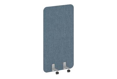 Напольный экран на металлических опорах, на роликах R-line soft AP.R-80-150