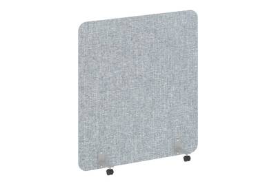 Напольный экран на металлических опорах, на роликах R-line soft AP.R-140-150