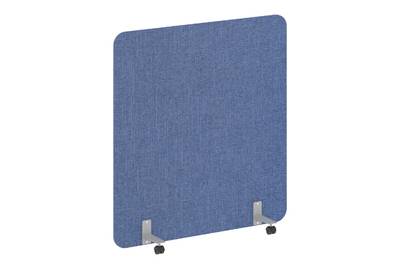 Напольный экран на металлических опорах, на роликах R-line soft AP.R-140-150