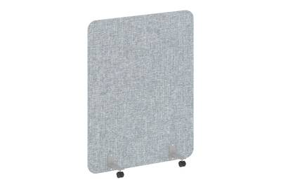 Напольный экран на металлических опорах, на роликах R-line soft AP.R-120-150