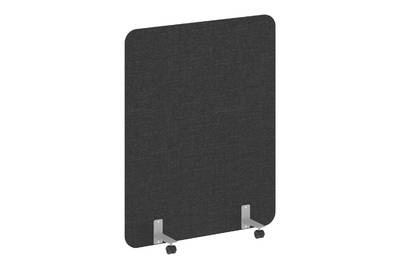Напольный экран на металлических опорах, на роликах R-line soft AP.R-120-150