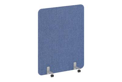 Напольный экран на металлических опорах, на роликах R-line soft AP.R-120-150