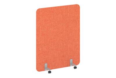 Напольный экран на металлических опорах, на роликах R-line soft AP.R-120-150