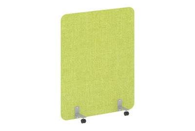 Напольный экран на металлических опорах, на роликах R-line soft AP.R-120-150