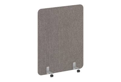 Напольный экран на металлических опорах, на роликах R-line soft AP.R-120-150