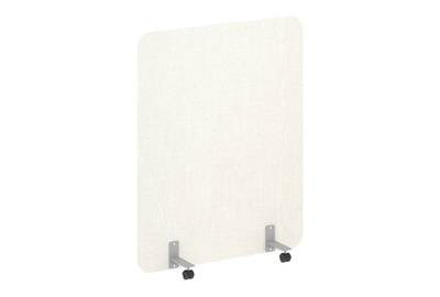 Напольный экран на металлических опорах, на роликах R-line soft AP.R-120-150