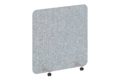 Напольный экран на металлических опорах, на роликах R-line soft AP.R-120-120