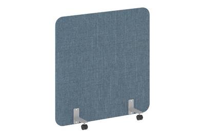 Напольный экран на металлических опорах, на роликах R-line soft AP.R-120-120