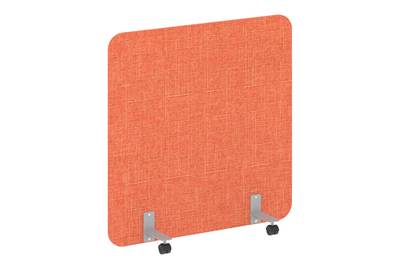 Напольный экран на металлических опорах, на роликах R-line soft AP.R-120-120
