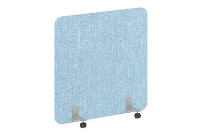 Напольный экран на металлических опорах, на роликах R-line soft AP.R-120-120