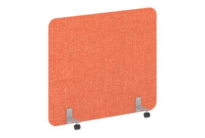 Напольный экран на металлических опорах, на роликах R-line soft AP.R-140-120