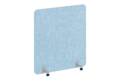 Напольный экран на металлических опорах, на роликах R-line soft AP.R-140-150