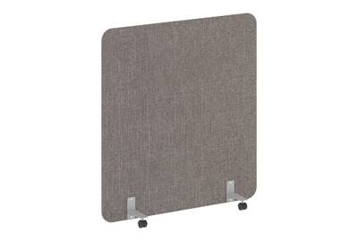 Напольный экран на металлических опорах, на роликах R-line soft AP.R-140-150