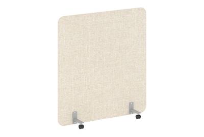 Напольный экран на металлических опорах, на роликах R-line soft AP.R-140-150