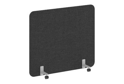 Напольный экран на металлических опорах, на роликах R-line soft AP.R-140-120