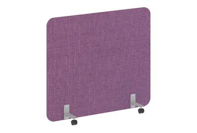 Напольный экран на металлических опорах, на роликах R-line soft AP.R-140-120