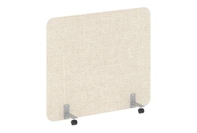 Напольный экран на металлических опорах, на роликах R-line soft AP.R-140-120