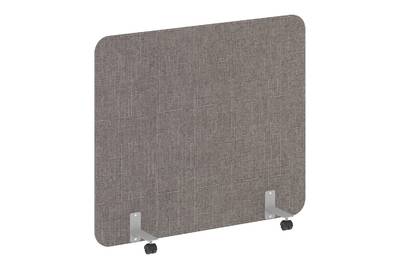 Напольный экран на металлических опорах, на роликах R-line soft AP.R-140-120