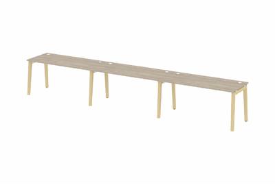 Рабочая станция на деревянных опорах Onix wood OW.RS-3.4.7