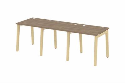 Рабочая станция на деревянных опорах Onix wood OW.RS-3.0.8