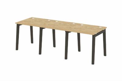 Рабочая станция на деревянных опорах Onix wood OW.RS-3.0.8