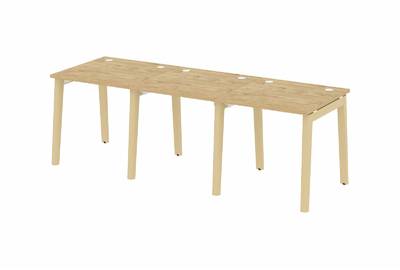Рабочая станция на деревянных опорах Onix wood OW.RS-3.0.8