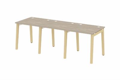 Рабочая станция на деревянных опорах Onix wood OW.RS-3.0.8