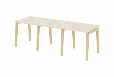 Рабочая станция на деревянных опорах Onix wood OW.RS-3.0.8