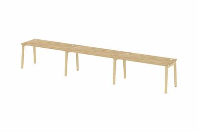 Рабочая станция на деревянных опорах Onix wood OW.RS-3.4.7