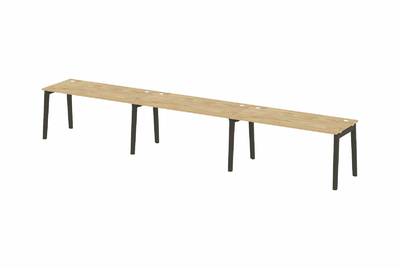 Рабочая станция на деревянных опорах Onix wood OW.RS-3.4.7